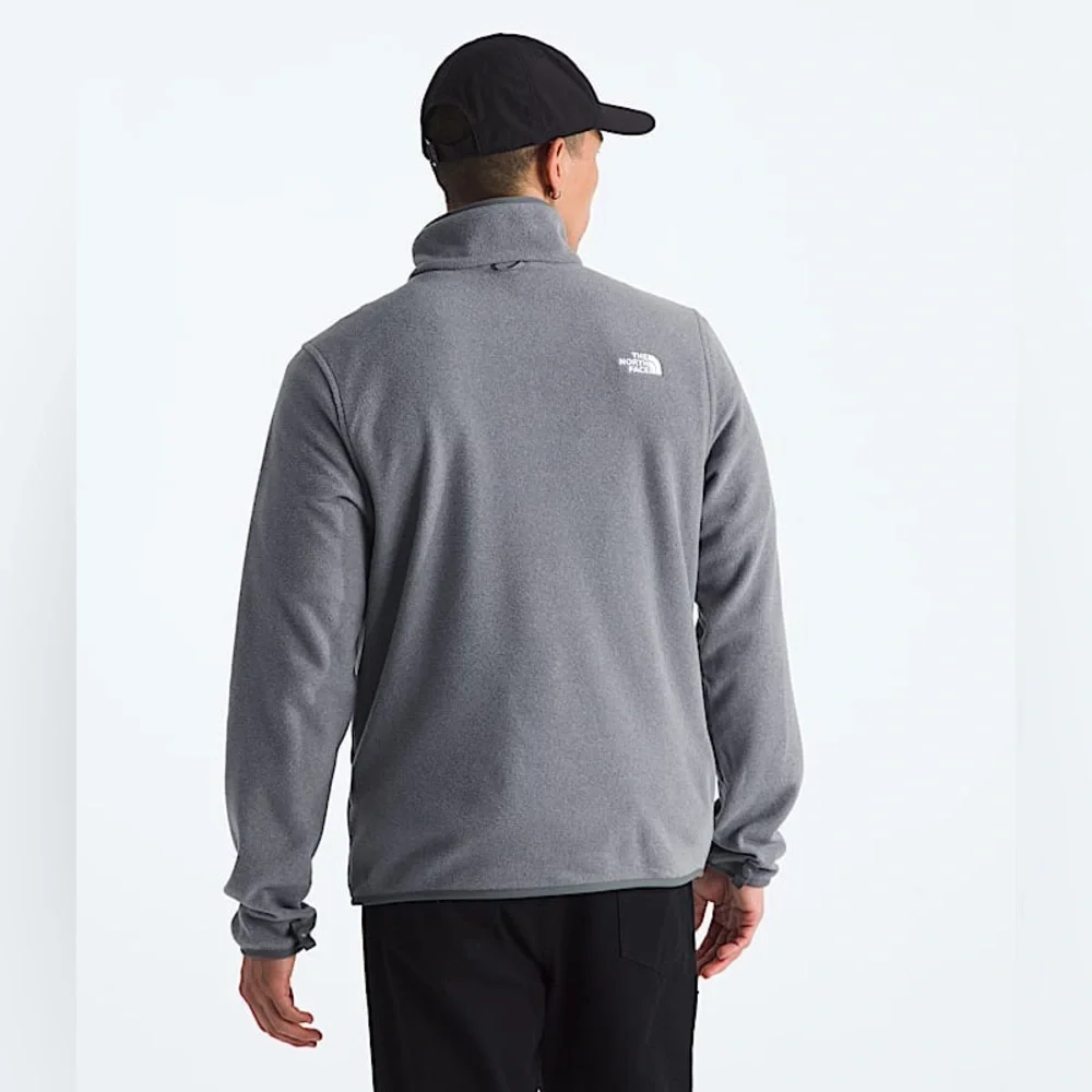 The North Face Men's Glacier Fleece Jacket Mid Gray Heather Size Medium